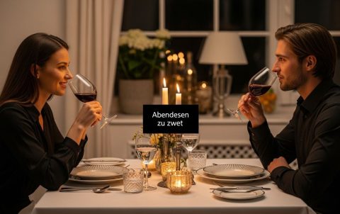 abendessen zu zweit abendstimmung