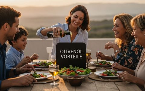 Olivenöl gesund Familie