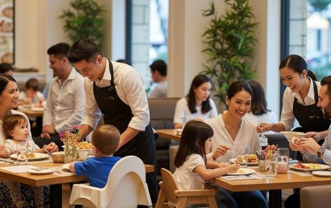 Kinderfreundliche Restaurants Familienatmosphäre